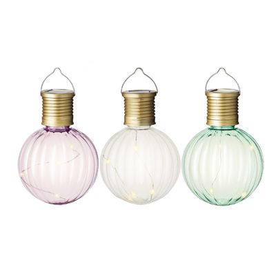 Lumineo - Solar Led tuinlampjes set van 9x stuks in 3 kleuren 11 cm Lumineo - Solar Led tuinlampjes set van 9x stuks in 3 kleuren 11 cm