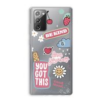Positivity: Samsung Galaxy Note 20 / Note 20 5G Transparant Hoesje