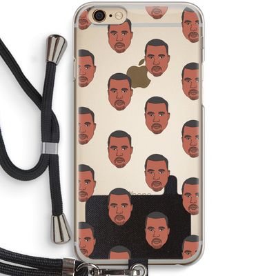 Kanye Call Me?: iPhone 6 / 6S Transparant Hoesje met koord