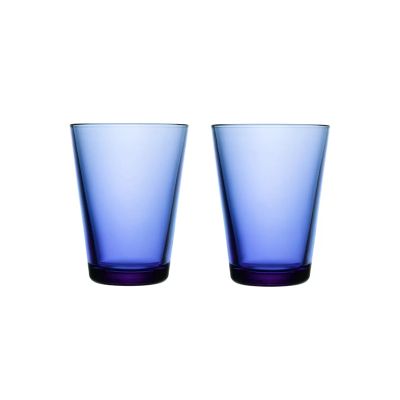 Iittala Kartio Glas 40 cl 2 stuks ultramarijnblauw