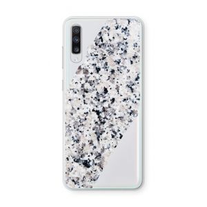 Gespikkelde marmer: Samsung Galaxy A70 Transparant Hoesje