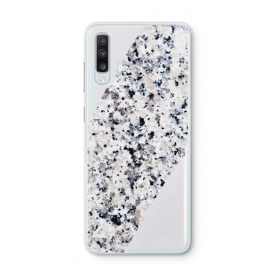 Gespikkelde marmer: Samsung Galaxy A70 Transparant Hoesje