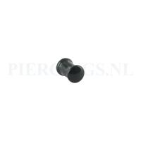 Plug glas zwart 5 mm 5 mm