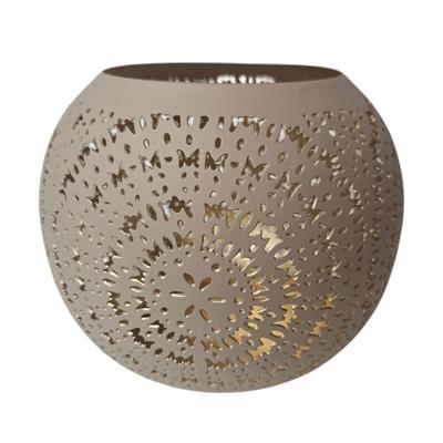 Theelicht houder Sevran Ball votive brown L