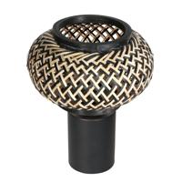 Steinhauer TafellampNox Light met bamboe kap Ø22,5cm - 4498ZW