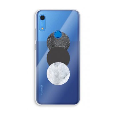 Marmeren cirkels: Huawei Y6s Transparant Hoesje