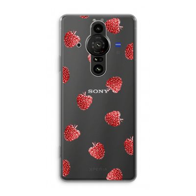 Framboosjes: Sony Xperia Pro-I Transparant Hoesje
