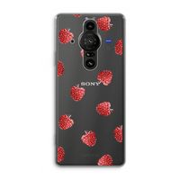 Framboosjes: Sony Xperia Pro-I Transparant Hoesje