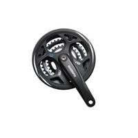 Shimano crankstel altus m311 7/8 speed 48x38x28t 175mm zwart blister Shimano crankstel altus m311 7/8 speed 48x38x28t 175mm zwart blister