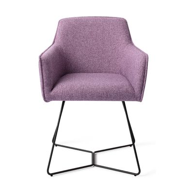 Jesper Home Hofu eetkamerstoel Violet Daisy beehive black