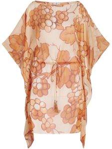 ETRO robe-caftan à imprimé Berry - Orange