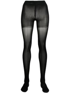 Falke collants transparents à taille haute - Noir