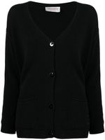 ERMANNO FIRENZE cardigan à logo brodé - Noir