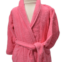 Clarysse Kimono kinderbadjas zonder capuchon Roze 134/140
