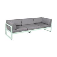 Fermob Bellevie Club 3-zits loungebank Ice Mint - Flannel