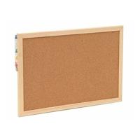 Prikbord/memobord inclusief punaises - 22 x 30 cm - Naturel kurk - Kantoor artikelen