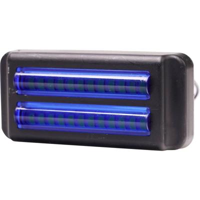 WAS 2470 Frontflitser 12 V/DC, 24 V/DC werkt op boordnet Opbouw Blauw