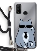 Cool cat: Huawei P Smart (2020) Transparant Hoesje met koord Cool cat: Huawei P Smart (2020) Transparant Hoesje met koord