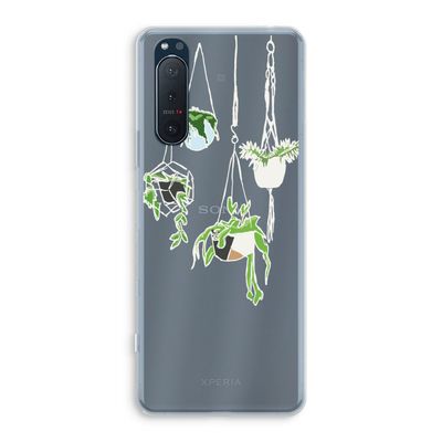 Hang In There: Sony Xperia 5 II Transparant Hoesje
