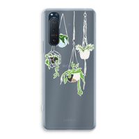 Hang In There: Sony Xperia 5 II Transparant Hoesje