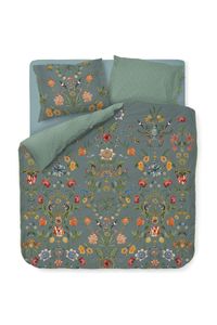 Pip Studio Dekbedovertrek Botanico Verde Blauw 200x200/220