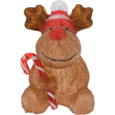 Christmas Decoration Kerstverlichting figuur - rendier - 24 cm