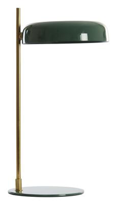 Light & Living Tafellamp 'Maleka' 47cm, kleur Donkergroen/Goud