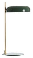 Light & Living Tafellamp 'Maleka' 47cm, kleur Donkergroen/Goud