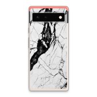 Witte marmer 2: Google Pixel 6 Transparant Hoesje