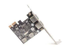 Digitus DS-30220-5 2 poorten PCI Express kaart PCIe Incl. Low-Profile slotplaat