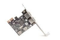 Digitus DS-30220-5 2 poorten PCI Express kaart PCIe Incl. Low-Profile slotplaat - thumbnail