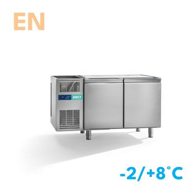 Dieptekoelwerkbank | 2 deurs EN | zonder werkblad | stekkerklaar