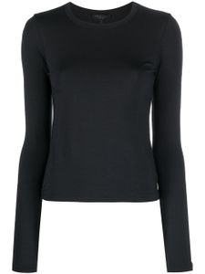 rag & bone long-sleeve modal T-shirt - BLACK