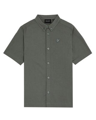 Lyle & Scott zomer blouse S/S jongens - Mercurial groen