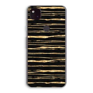 Gouden strepen: Google Pixel 4a 5G Transparant Hoesje