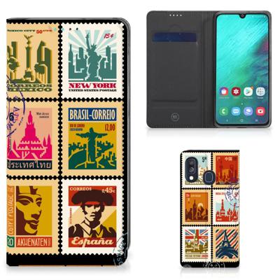 Samsung Galaxy A40 | Book Cover | Postzegels