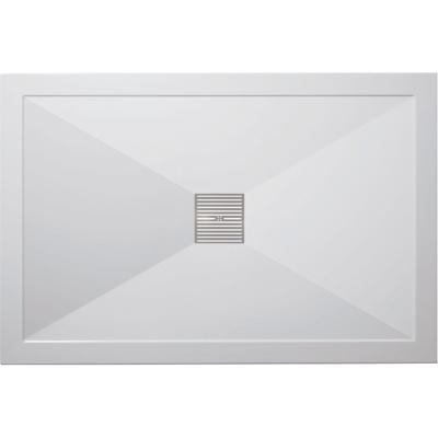 Crosswater Showertray douchebak 120x90x2.5cm rechthoek wit SL0R91200