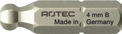 Rotec PRO Insertbit inbus SW3,0 L=25mm C 6,3 Kogelkop BASIC - 10 stuks - 8111030