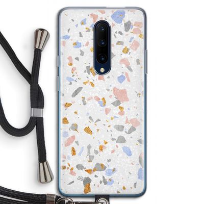 Terrazzo N°8: OnePlus 7 Pro Transparant Hoesje met koord