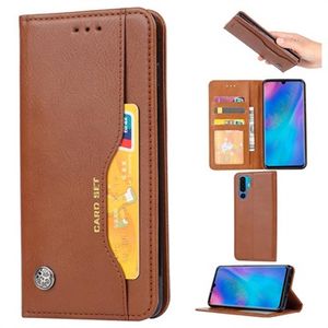 Kaartenset Huawei P30 Pro Wallet Case - Bruin