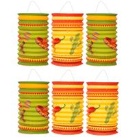 Boland Lampionnen Mexico - 20x stuks - mexicaans thema - fiesta - versiering