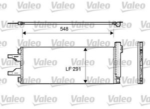 Airco condensor 814069