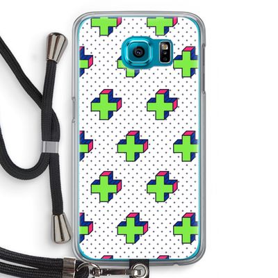 8-bit N°10: Samsung Galaxy S6 Transparant Hoesje met koord