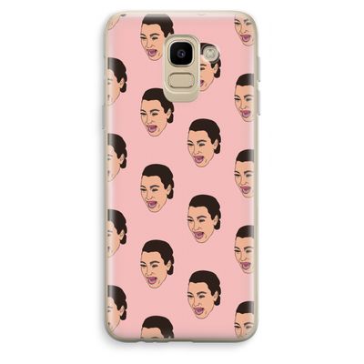 Ugly Cry Call: Samsung Galaxy J6 (2018) Transparant Hoesje