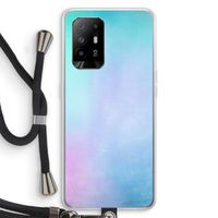 mist pastel: Oppo A95 5G Transparant Hoesje met koord