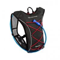 Highlander drinkrugzak Kestrel met waterreservoir 6 Liter zwart/rood - thumbnail