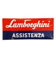 Lamborghini Assistenza Emaille Bord - 70 x 30cm