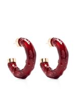 Jacquemus boucles d'oreilles Les Creoles Confiture - Rouge