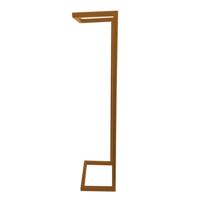 Wiesbaden Handdoekrek Loft 95x25 cm Geborsteld Brons Koper