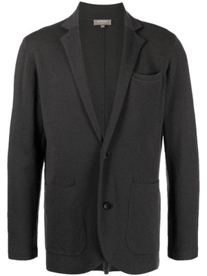 N.Peal veste en maille fine à col v - Gris